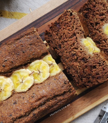 como fazer bolo de bana sem acucar