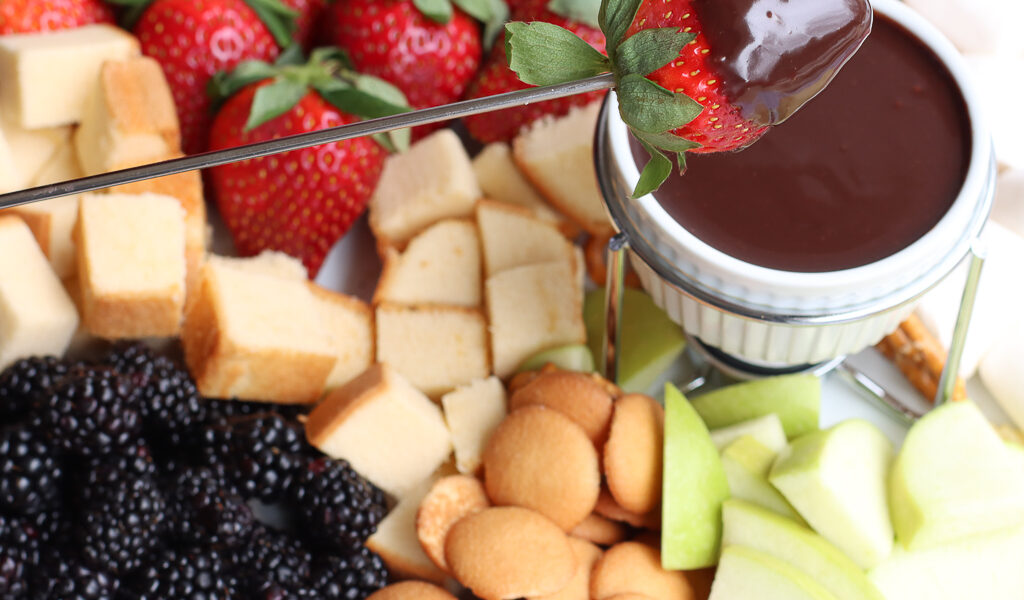easy chocolate fondue recipe