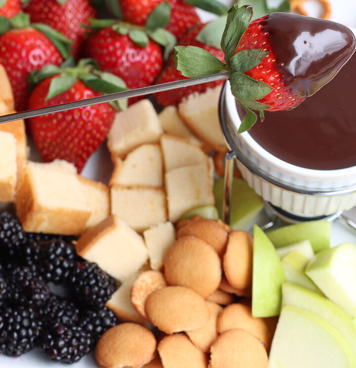easy chocolate fondue recipe