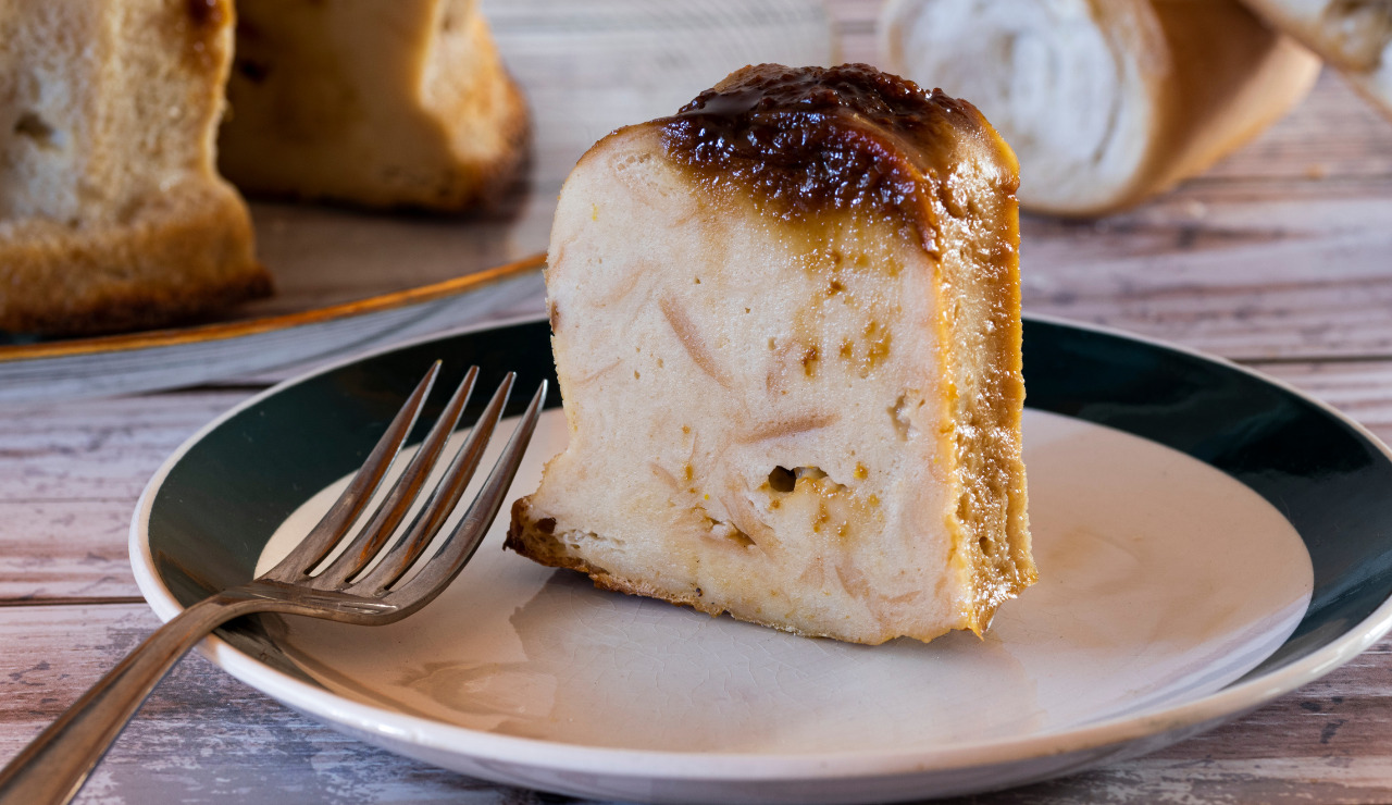 Pudim de Pão Cremoso