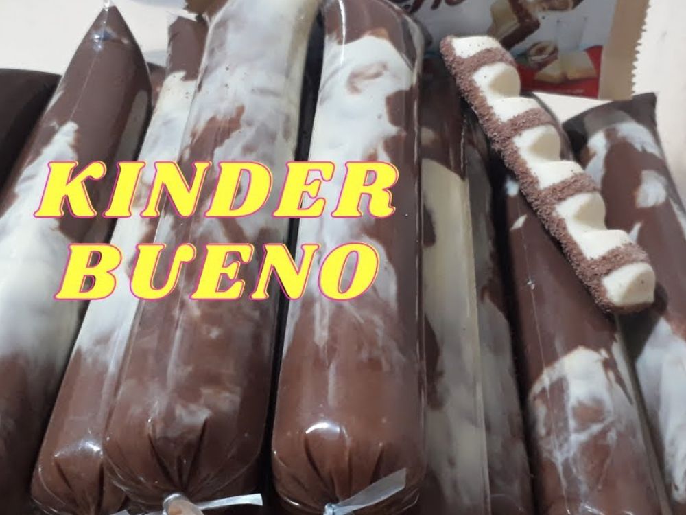 Geladinho Gourmet de Kinder Bueno