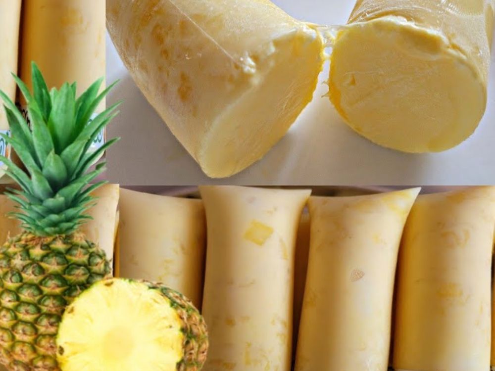 Geladinho de Abacaxi Natural