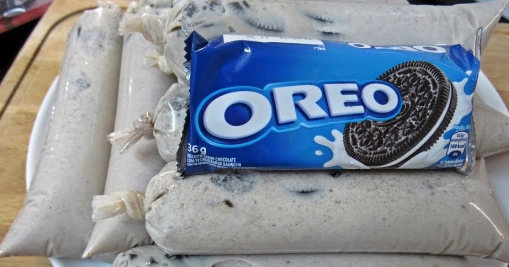 Geladinho de Oreo