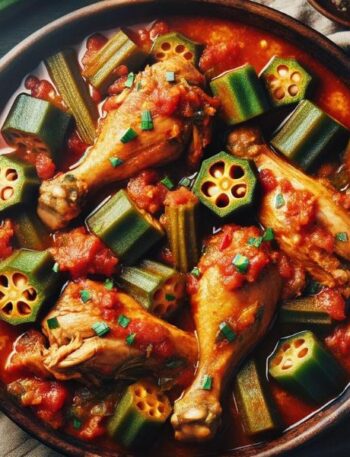 Receita Tradicional de Frango com Quiabo Delicioso