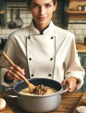 Receita Risoto Vegano de Cogumelos Silvestres