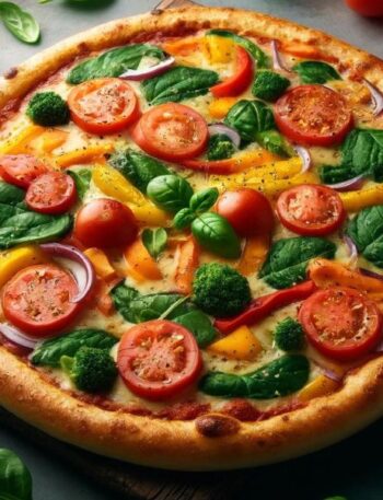 Receita de Pizza Vegana Gourmet Borda Crocante e Sabor Delicioso