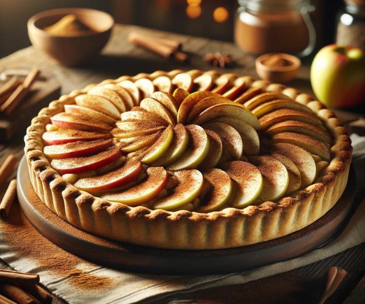 Torta Vegana de Maca com Canela