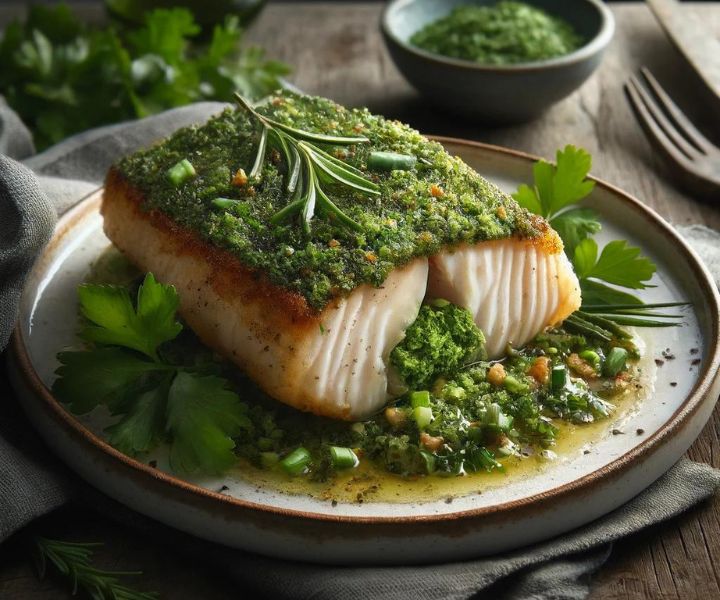 Peixe com Crosta de Ervas