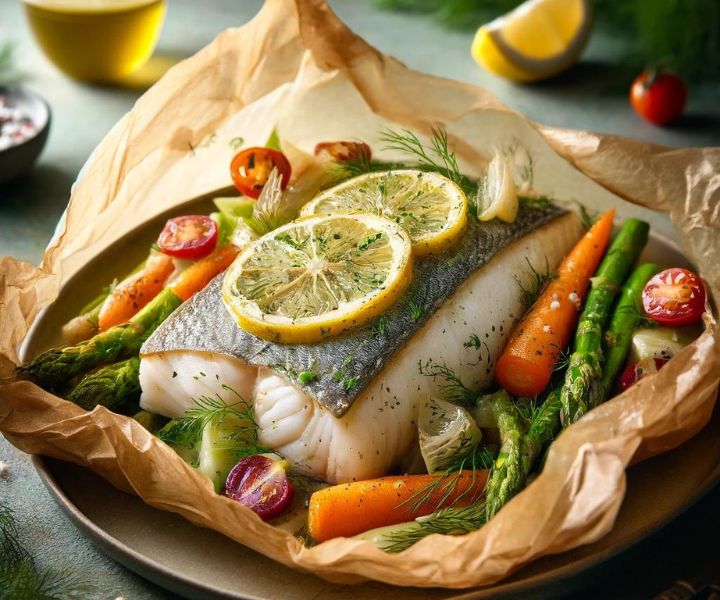 Peixe em Papillote