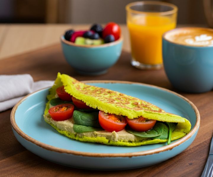 Crepioca Vegana Café da Manhã Prático e Saudável