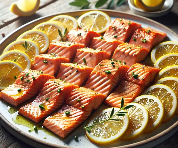 Salmão Assado com Ervas Finas Um Prato Elegante e Saudável
