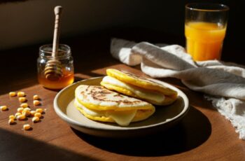 Cachapas Doces com Queijo