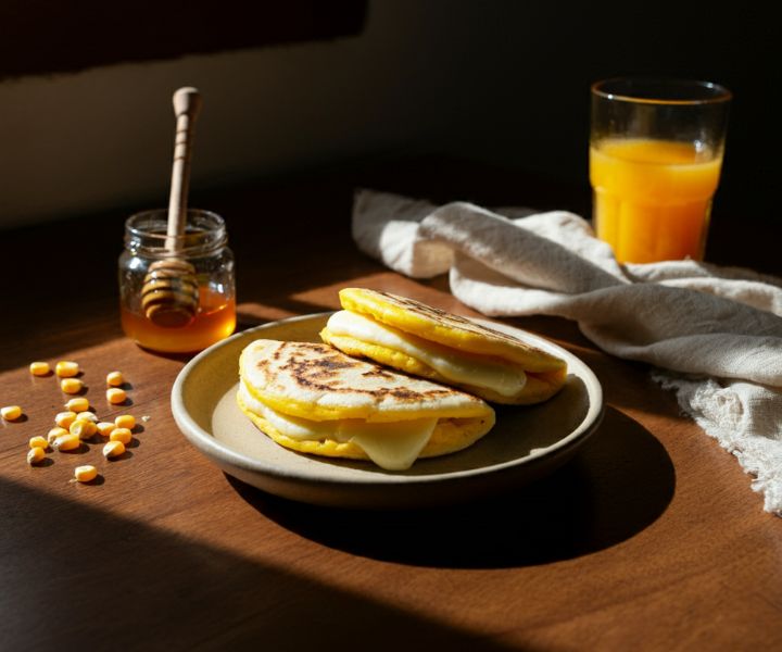 Cachapas Doces com Queijo: Aprenda a Fazer em Casa 3 Cachapas Doces com Queijo