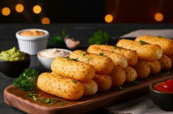 Tequeños Recheados com Queijo