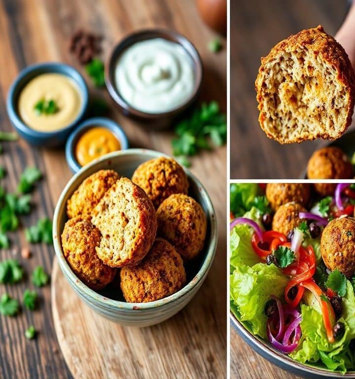 Falafel Vegano: Crocante por Fora, Macio por Dentro