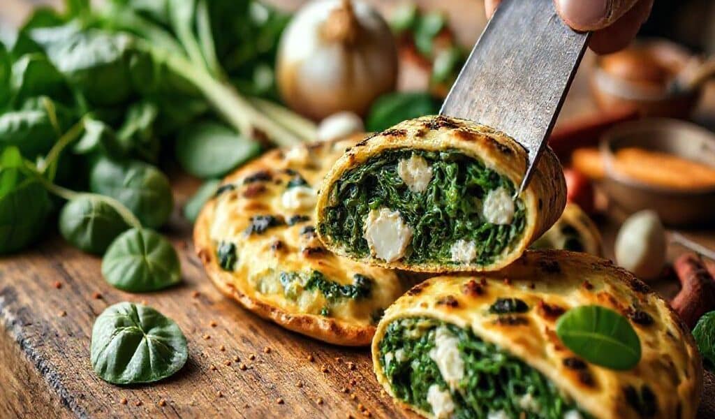 Esfiha Vegana de Espinafre com “Queijo” de Tofu: Uma Delícia Saudável