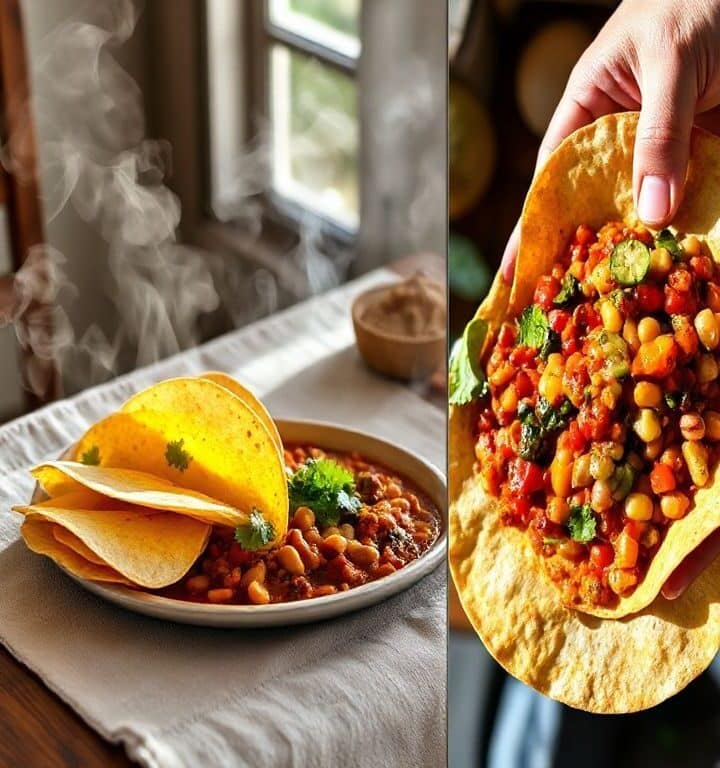 Tortillas Veganas de Milho com Chili de Legumes: Uma Delícia Saudável e Sustentável