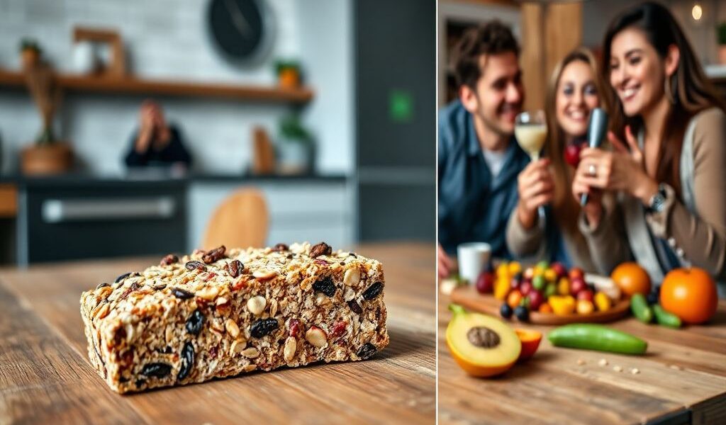 Barra de Cereal Vegana: Energia Natural