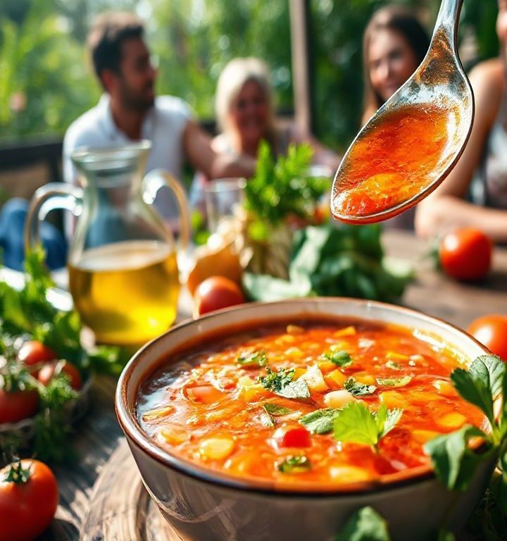 Gazpacho Vegano: Sopa Fria para Dias Quentes