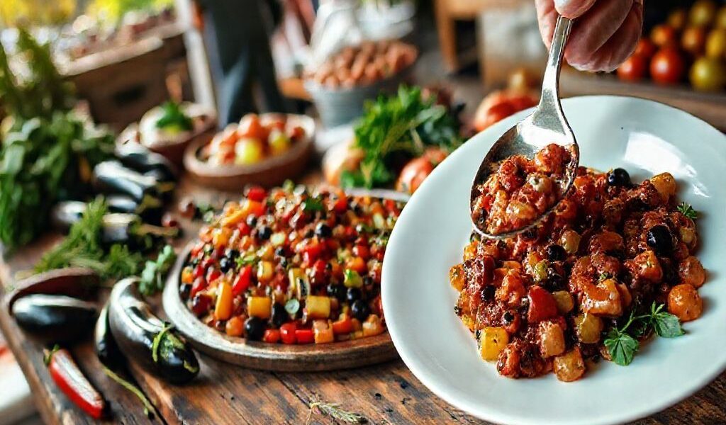 Caponata Vegana: Antepasto Italiano Reinventado