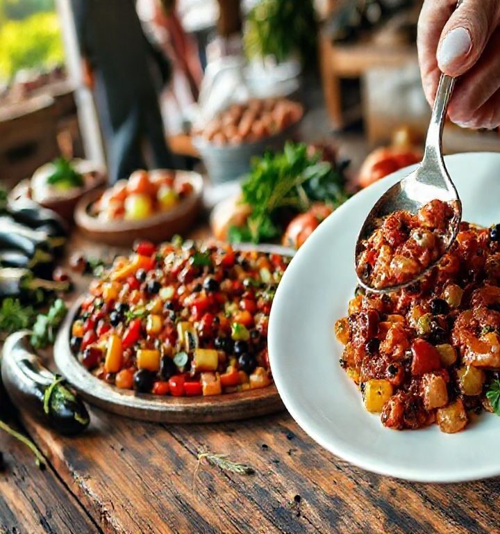 Caponata Vegana: Antepasto Italiano Reinventado