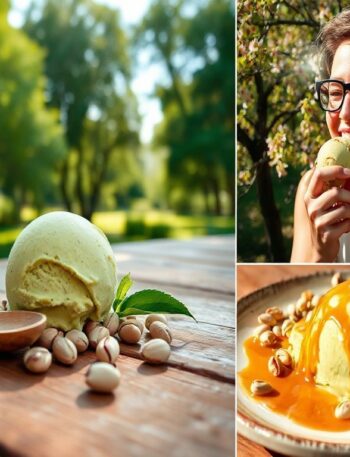 Gelato Vegano de Pistache: Frescor e Sabor
