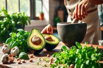 Pesto de Avocado Vegano para Massas e Saladas: Uma Receita Irresistível