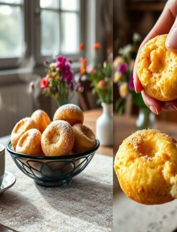 Bolinho de Chuva Vegano: Nostalgia sem Crueldade