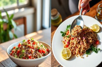Tabule de Quinoa Vegano: Leve e Refrescante