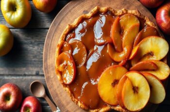 Tarte Tatin Vegana com Caramelo de Tâmara: Uma Delícia Irresistível