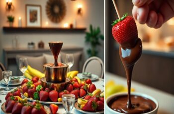 Fondue Vegano de Chocolate com Frutas: Uma Delícia Saudável para Todos