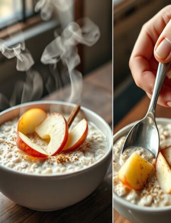 Mingau de Aveia Vegano com Maçã e Canela: Uma Delícia Saudável