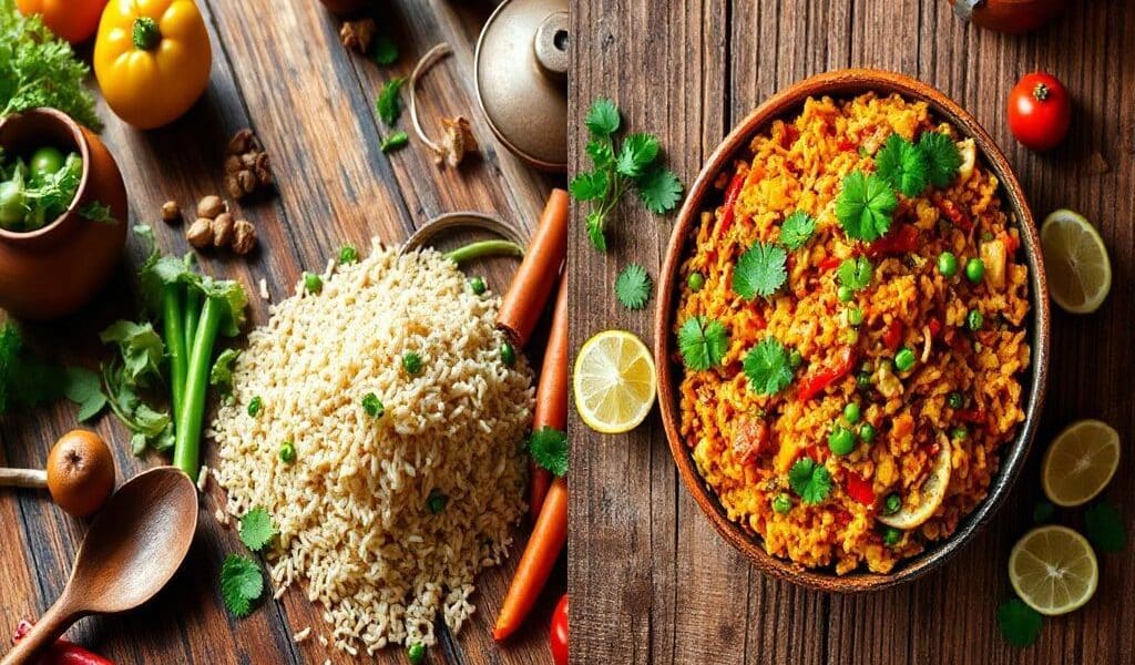 Biryani Vegano: Arroz Rico e Perfumado