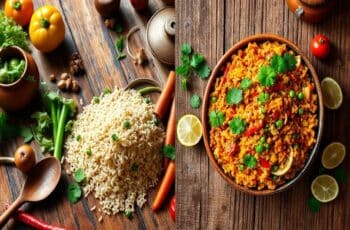 Biryani Vegano: Arroz Rico e Perfumado