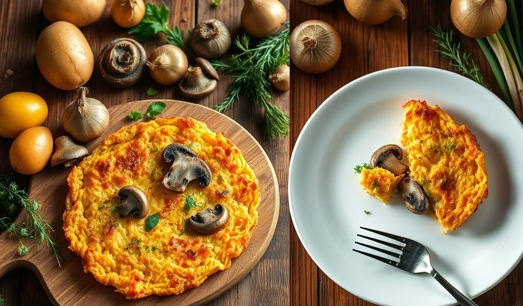 Batata Rosti Vegana com Recheio de Cogumelos: Uma Delícia Irresistível
