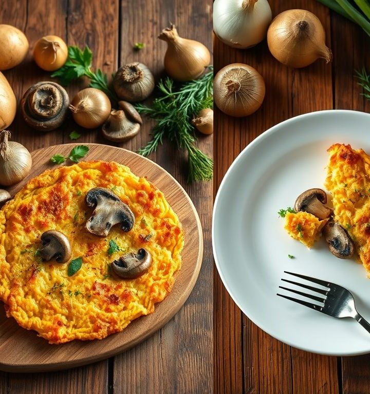 Batata Rosti Vegana com Recheio de Cogumelos: Uma Delícia Irresistível