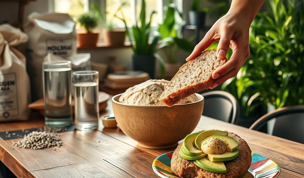 Pão Integral Vegano: Simples e Saudável