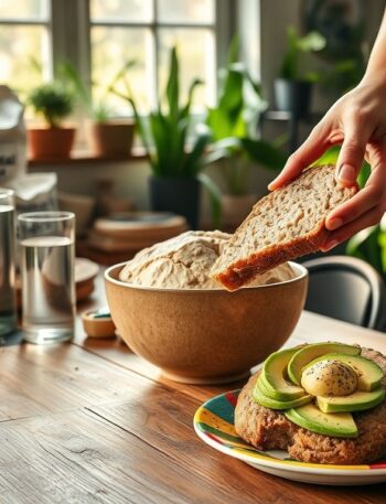 Pão Integral Vegano: Simples e Saudável