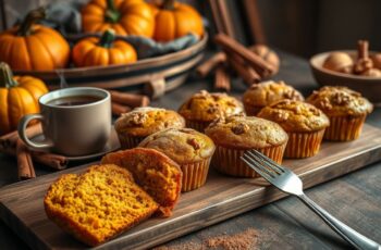 Muffins Veganos de Abóbora e Especiarias: Uma Delícia Saudável