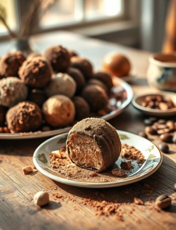 Deliciosas Trufas Veganas de Cacau e Avelã: A Sobremesa Perfeita