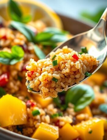 Salada de Quinoa Vegana com Abacate e Manga: Uma Explosão de Sabor e Nutrição