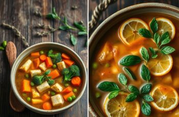 Canja Vegana com Tofu e Legumes: Uma Receita Reconfortante e Saudável