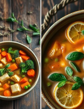 Canja Vegana com Tofu e Legumes: Uma Receita Reconfortante e Saudável