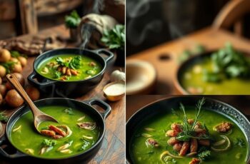 Caldo Verde Vegano com Chouriço de Seitan: Uma Delícia Reconfortante
