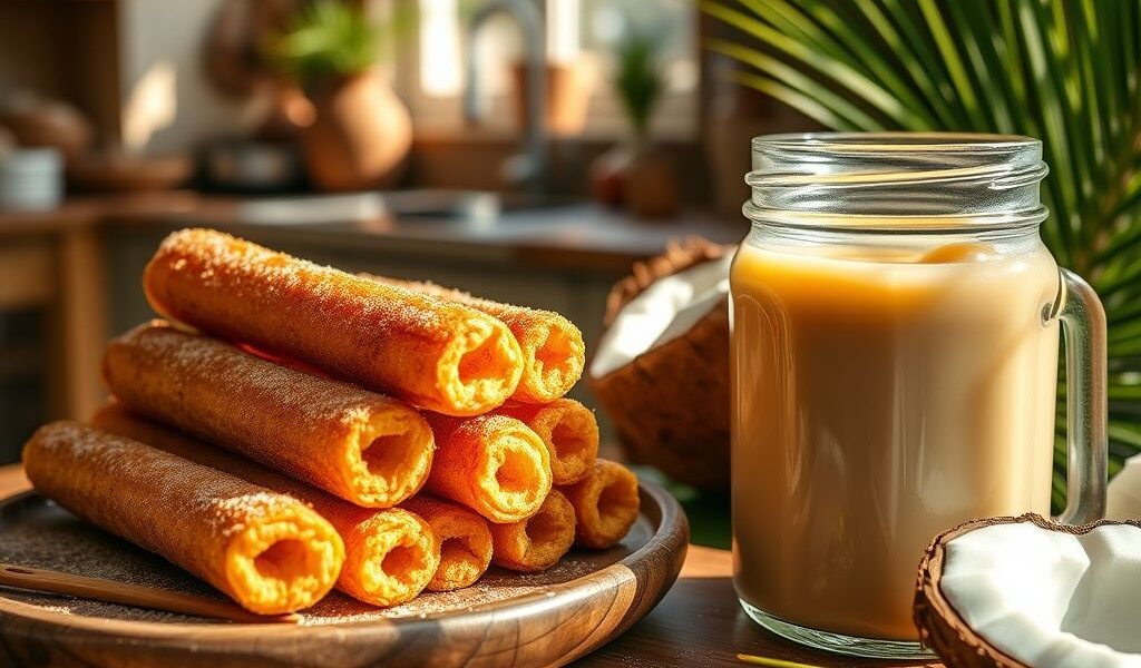 Churros Veganos com Doce de Leite de Coco: Uma Delícia Irresistível
