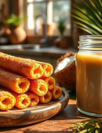 Churros Veganos com Doce de Leite de Coco: Uma Delícia Irresistível