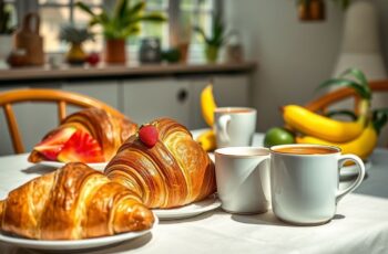 Croissants Veganos: Delícia Francesa