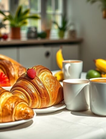 Croissants Veganos: Delícia Francesa