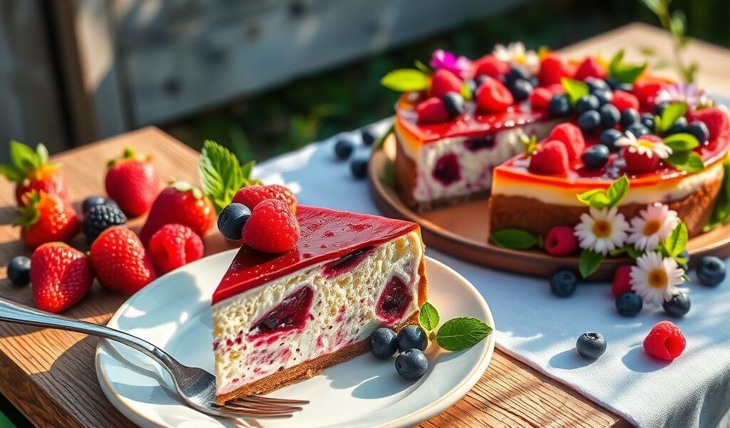 Chegou a Hora do Cheesecake Vegano de Frutas Vermelhas: Uma Delícia Saudável