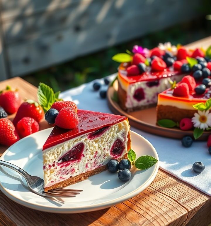Chegou a Hora do Cheesecake Vegano de Frutas Vermelhas: Uma Delícia Saudável